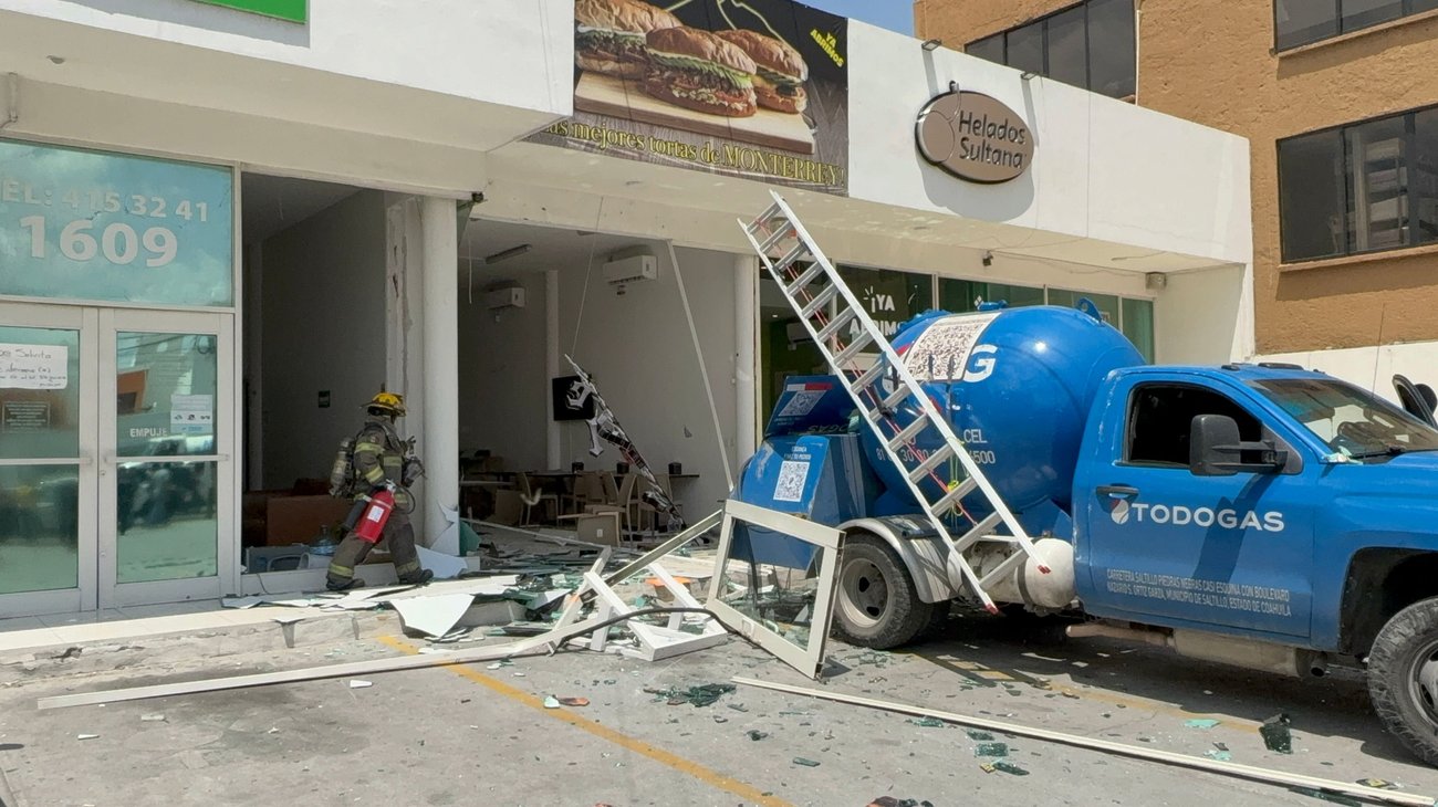 Llenado de tanque de gas causa explosión en Saltillo