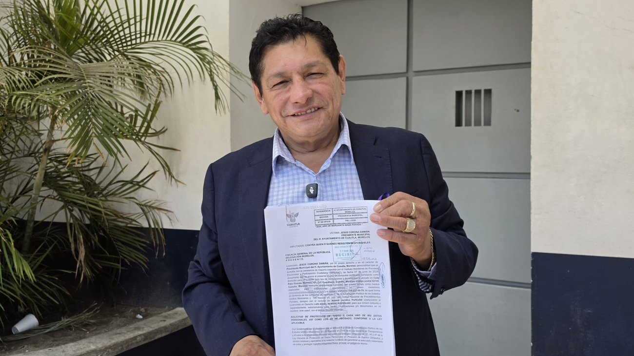 Alcalde de Cuautla denuncia amenazas ante la FGR