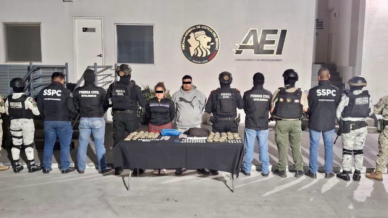 Capturan a pareja ligada a homicidio en Escobedo