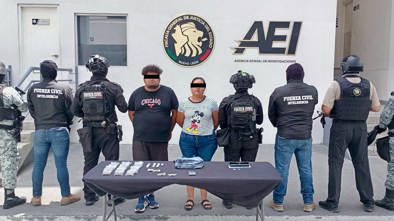 Capturan a pareja considerada objetivo prioritario