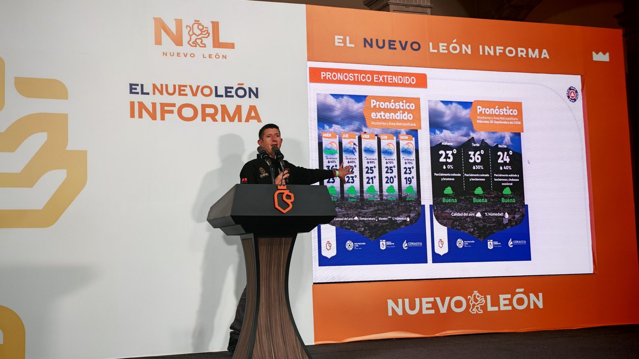 Nuevo León se prepara ante lluvias por primer frente frío
