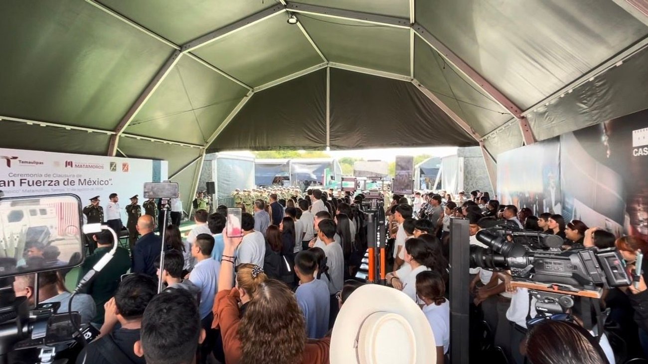 Más de 100 mil visitan exposición militar en Matamoros