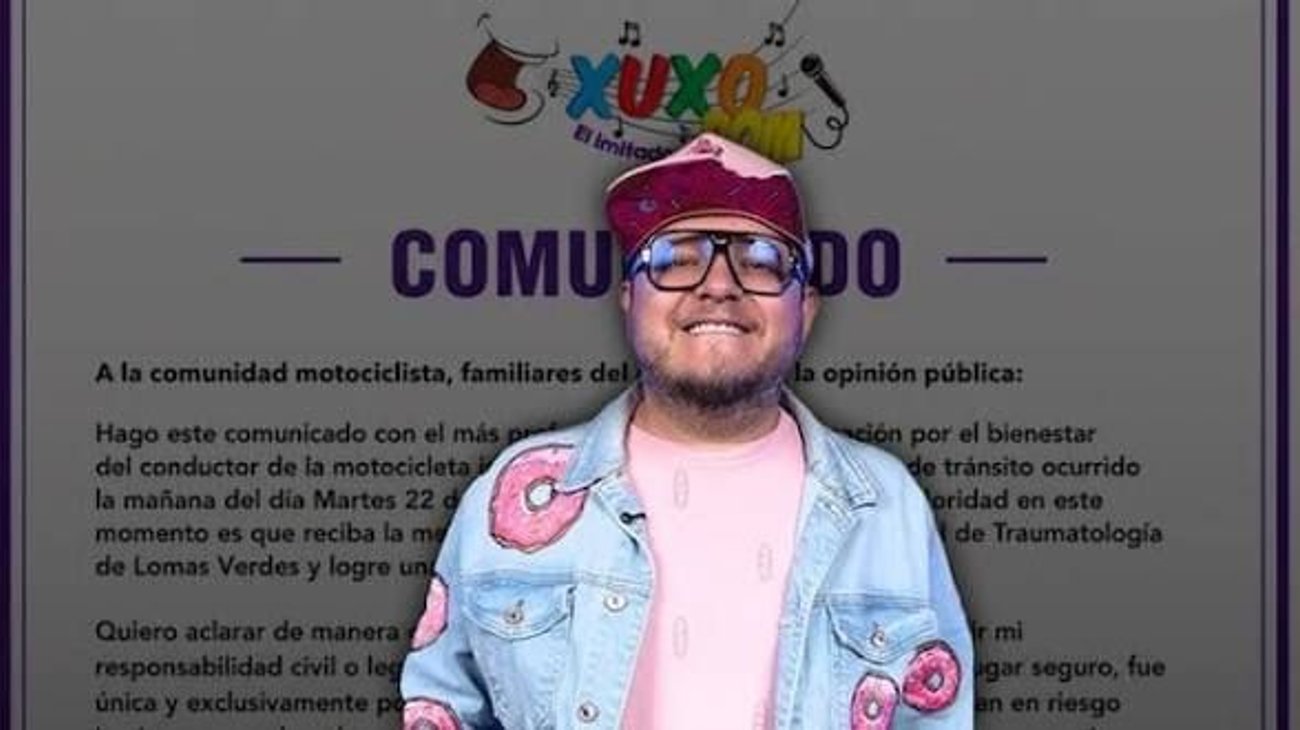 Xuxo Dom rompe el silencio tras accidente en Edomex