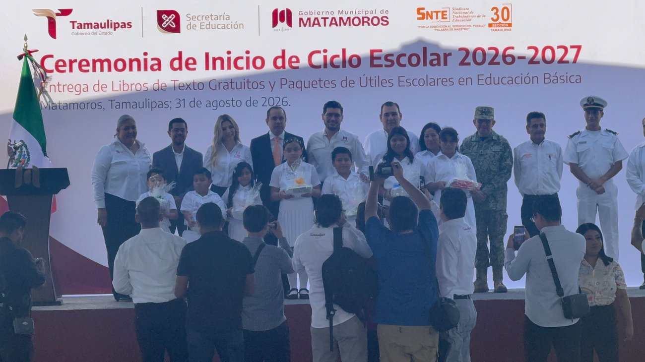 Matamoros prepara obras de infraestructura para escuelas