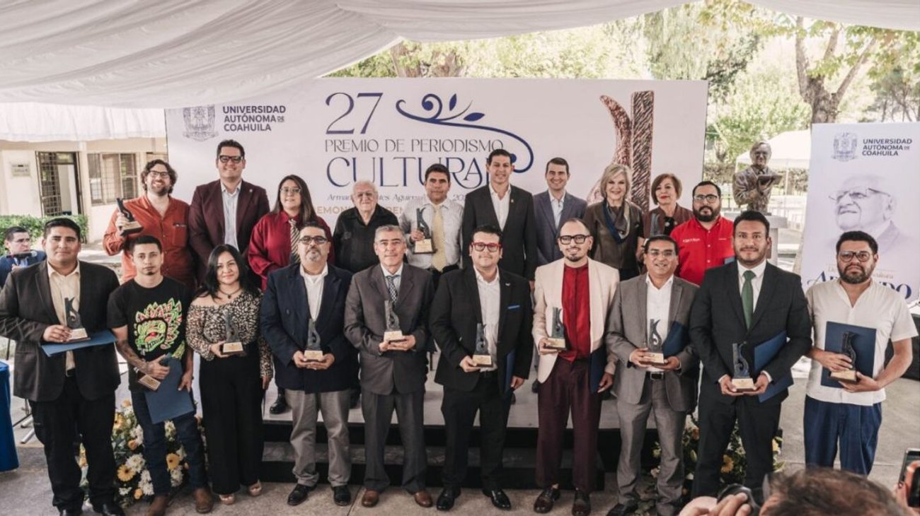 UAdeC entrega el Premio de Periodismo Cultural “Catón”