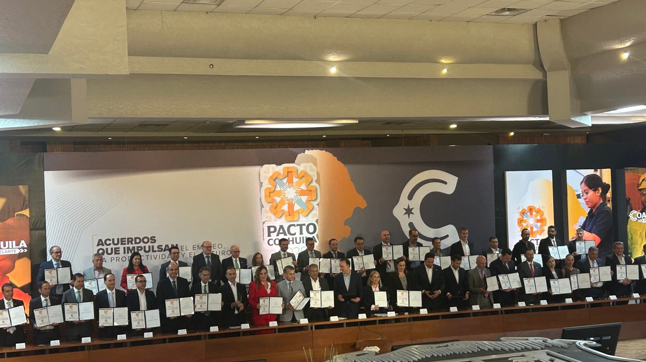 Coahuila firma el Pacto Coahuila 2026 por el empleo