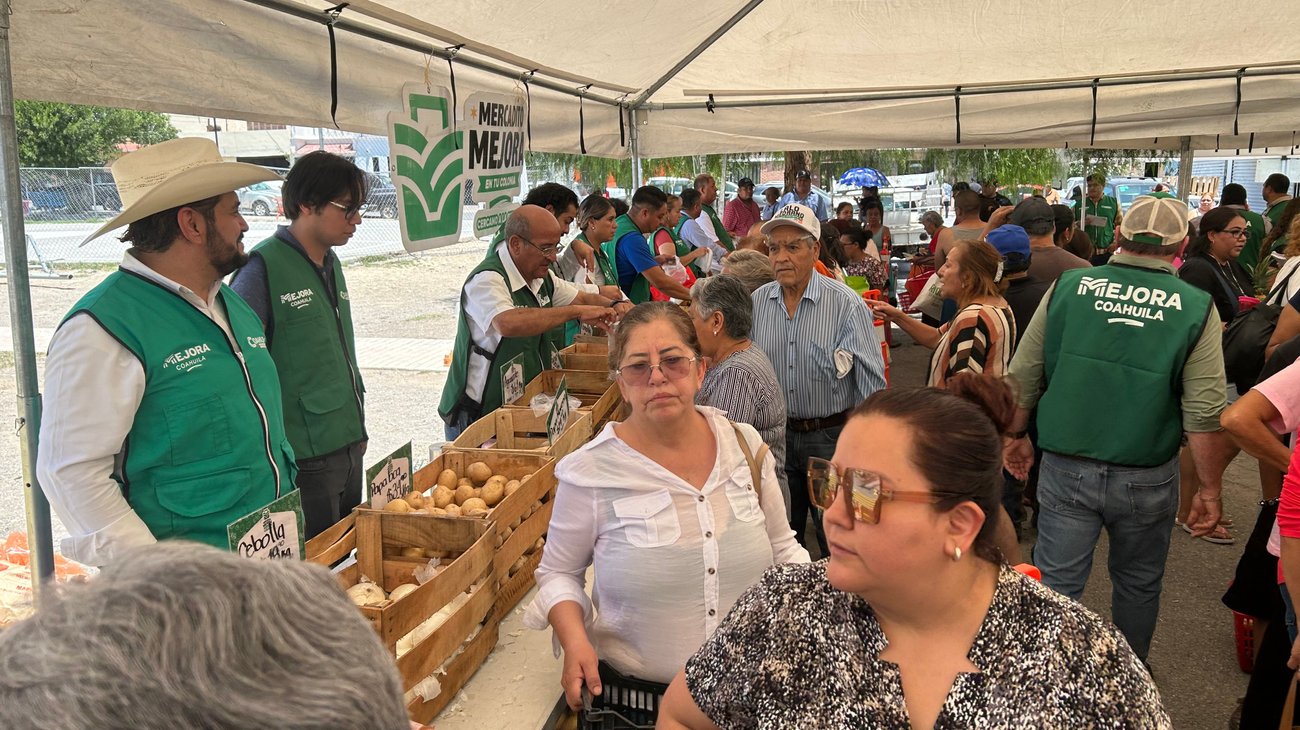 Mercaditos Mejora buscan beneficiar a 200 mil coahuilenses
