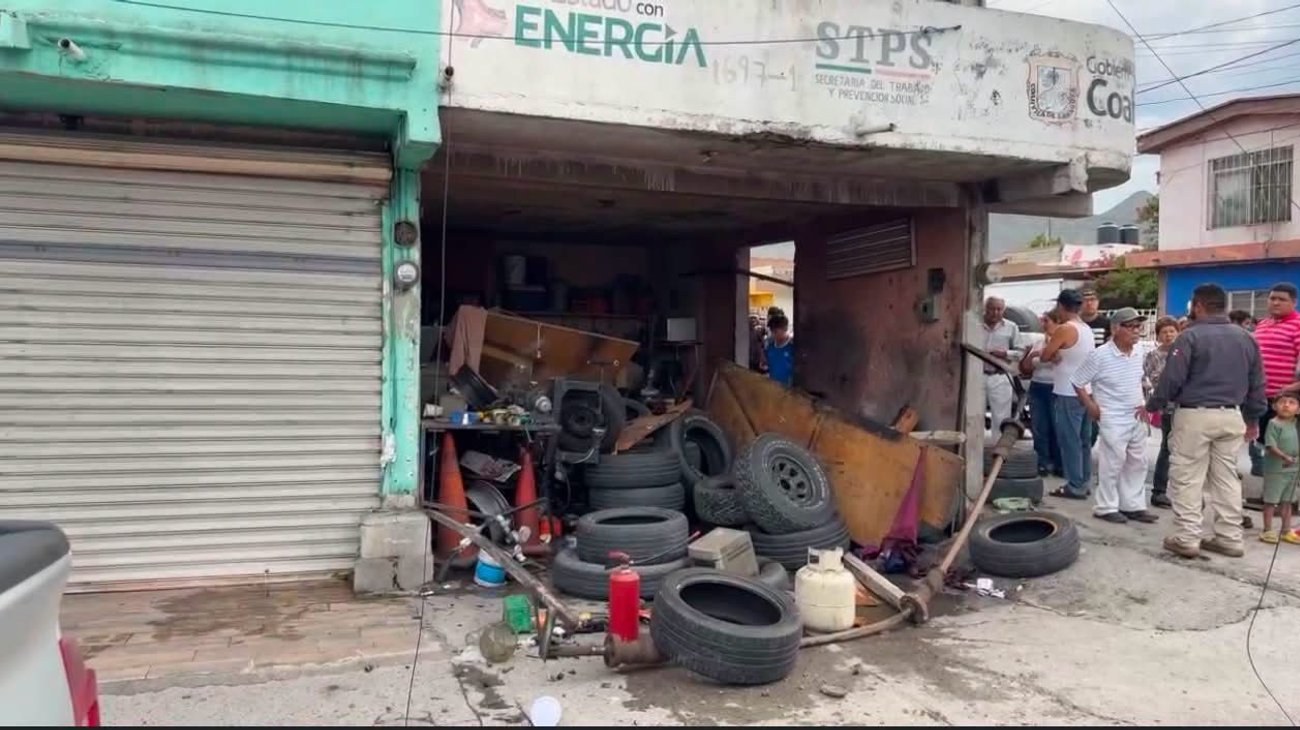 Investigan explosión en vulcanizadora que dejó un fallecido