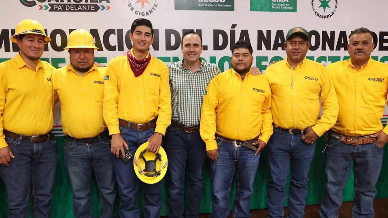 Manolo Jiménez reconoce labor de brigadistas forestales