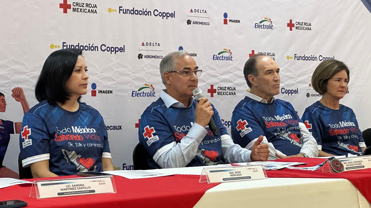 Cruz Roja anuncia carrera Todo México Salvando Vidas en Saltillo
