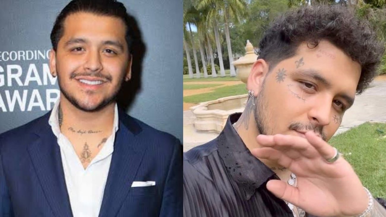 Nodal continúa borrando tatuajes de su rostro