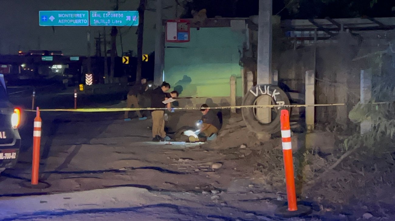 Asesinan a hombre a balazos en la Carretera a Laredo, en Apodaca