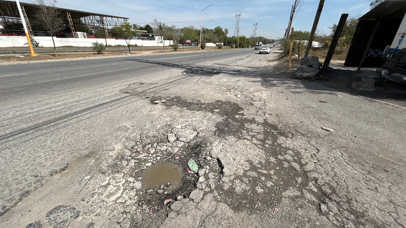 En Cadereyta, tramo municipal parece "Franja de Gaza"