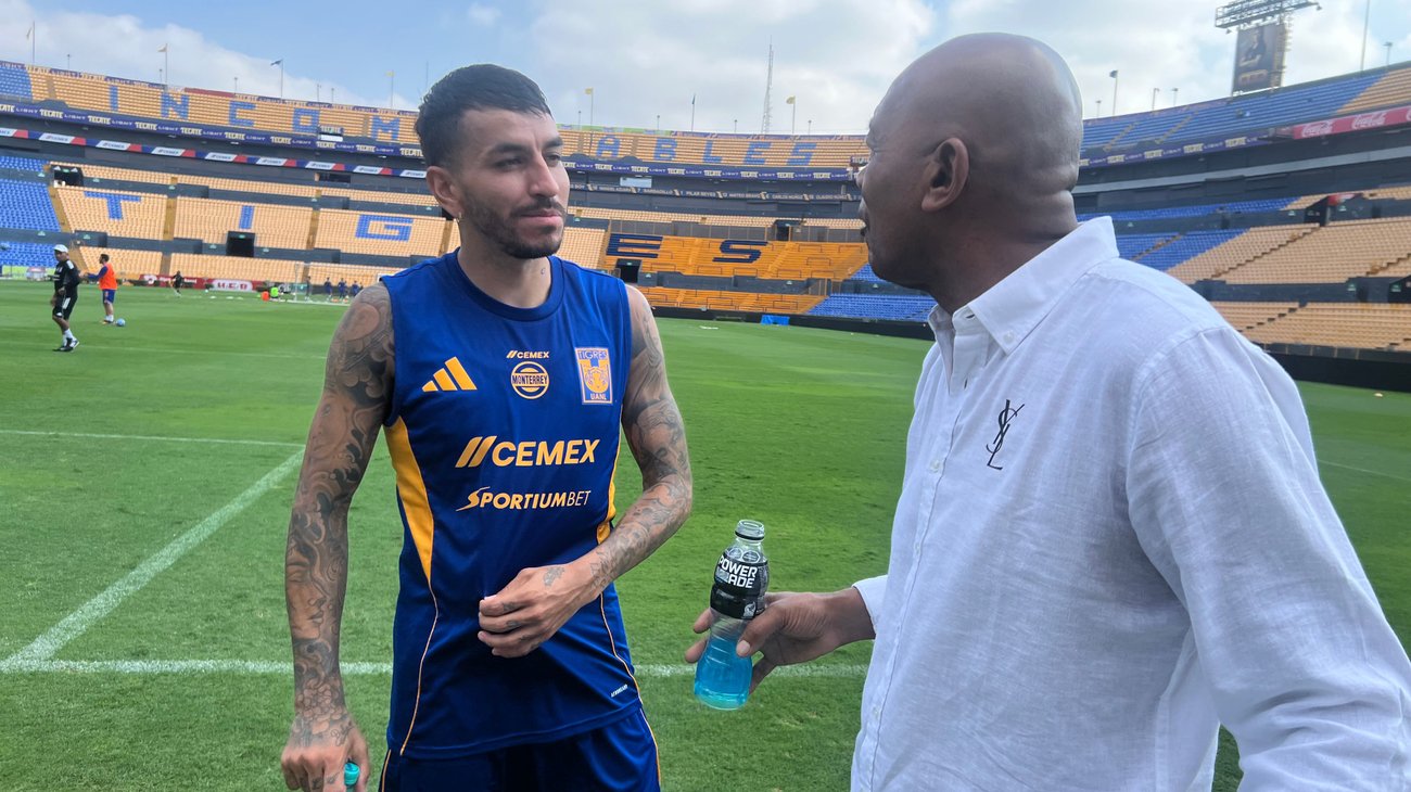 Barbadillo visitó al heredero del histórico 7, Ángel Correa