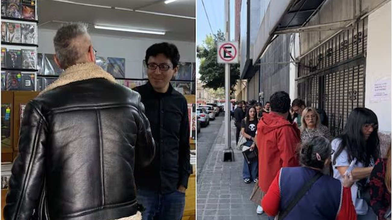 Fans desbordan Cdmx por firma de autógrafos de La Gusana Ciega
