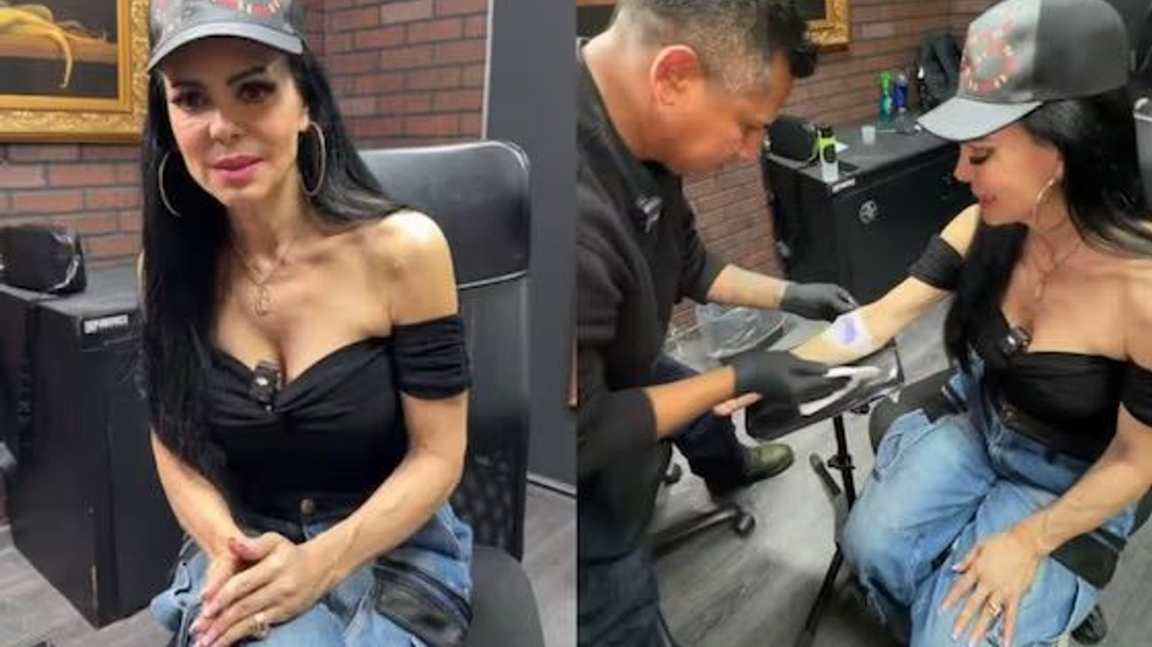 Maribel Guardia se realiza tatuaje para honrar a su hijo Julián