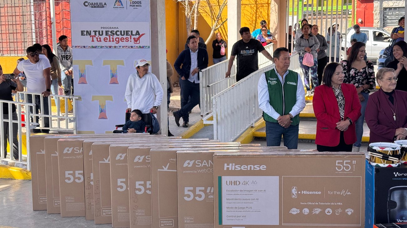 Escuelas de Ramos Arizpe solicitan más de 100 pantallas