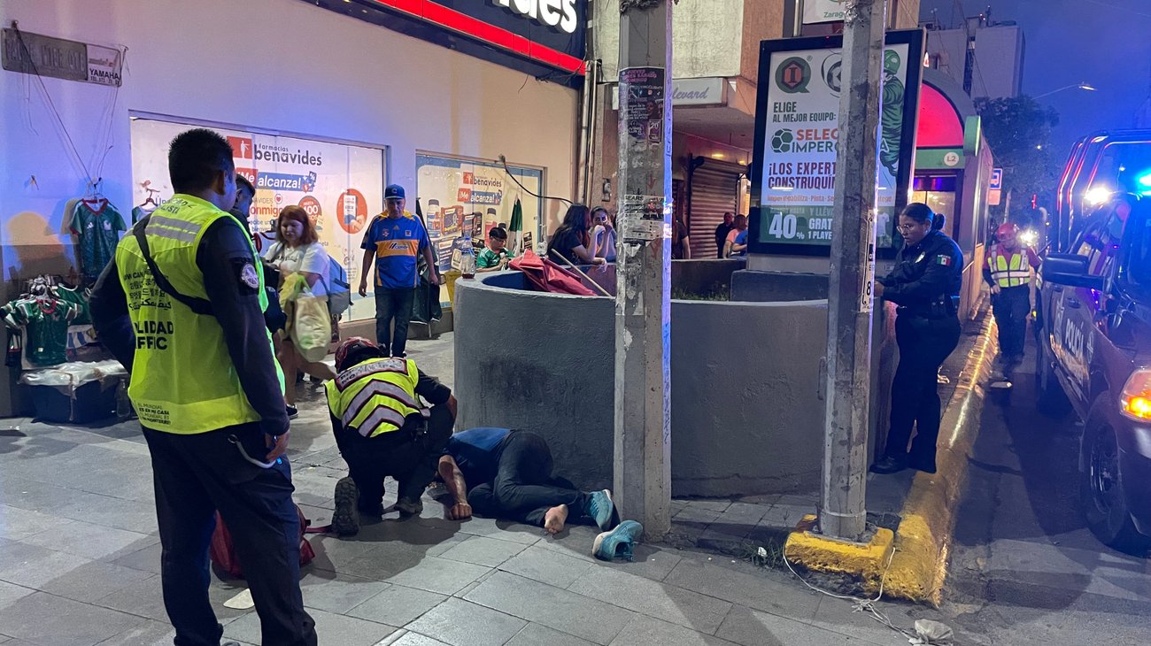 *Se desvanece hombre en el centro y provoca movilización