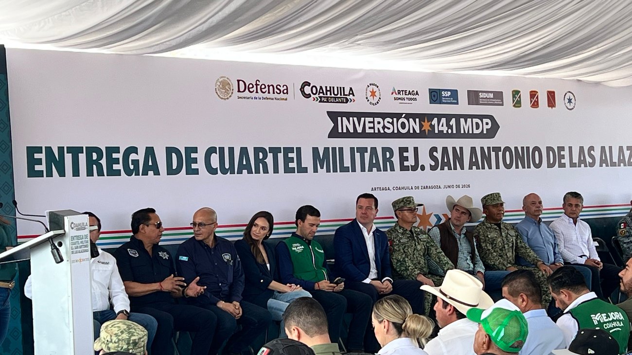 Ejército Mexicano estrena cuartel en San Antonio de las Alazanas