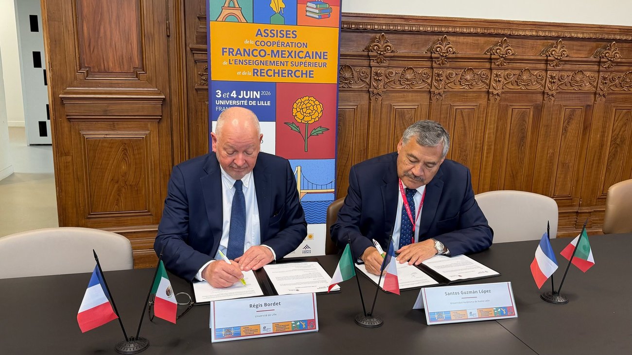 UANL firma alianza con Universidad de Lille en Francia