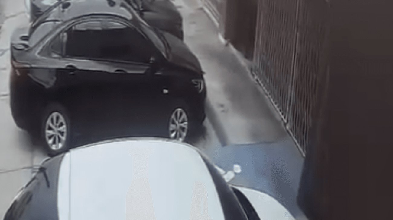 Captan a hombre golpeando a un cachorro en Saltillo