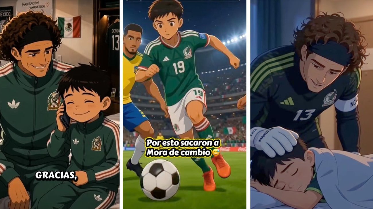 Memo Ochoa enternece a aficionados por cuidar a Mora