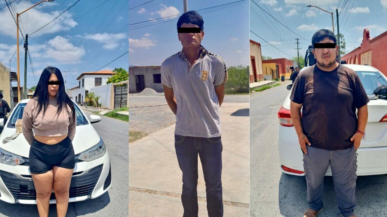 Detienen en Lampazos a tres presuntos extorsionadores