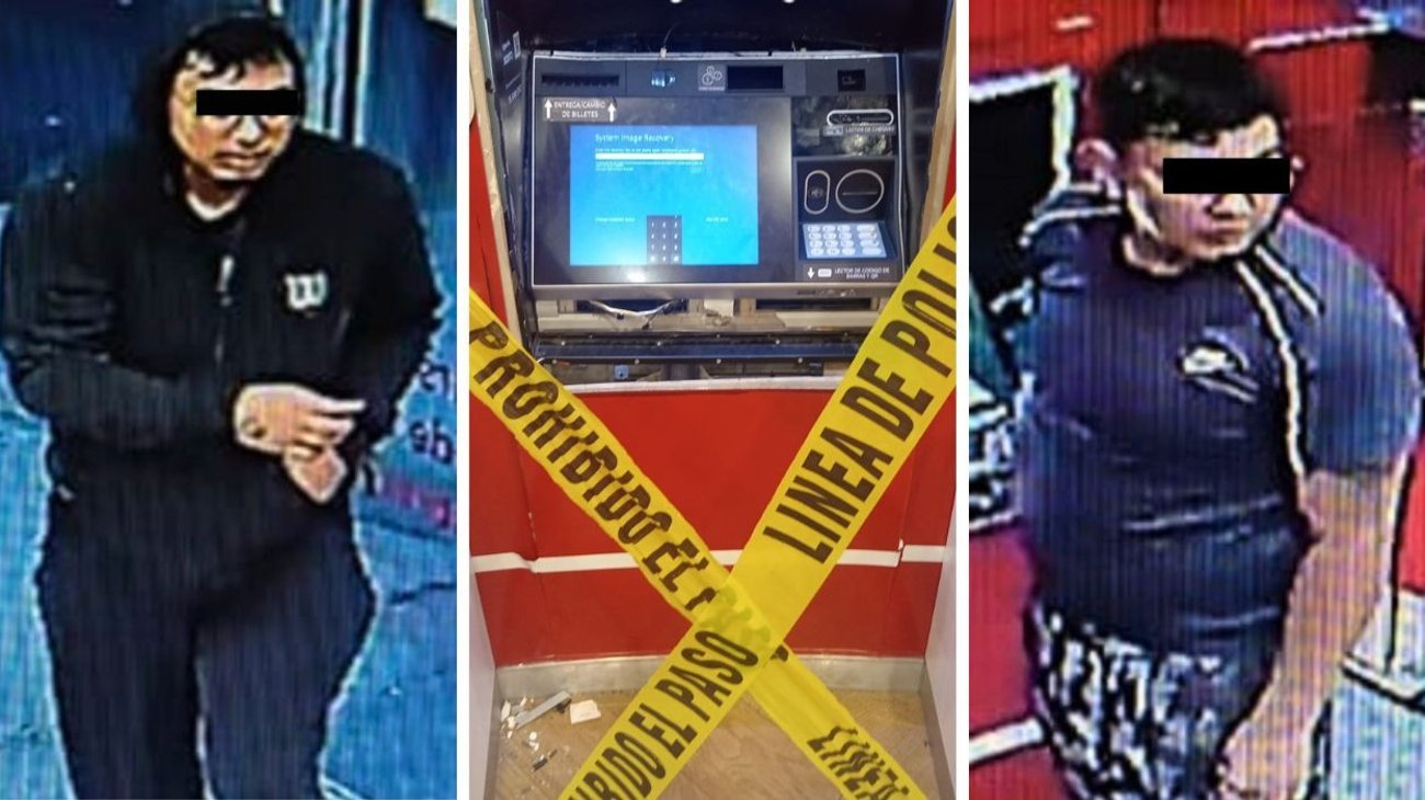 Hombres intentan abrir cajero en la colonia Cumbres en Monterrey