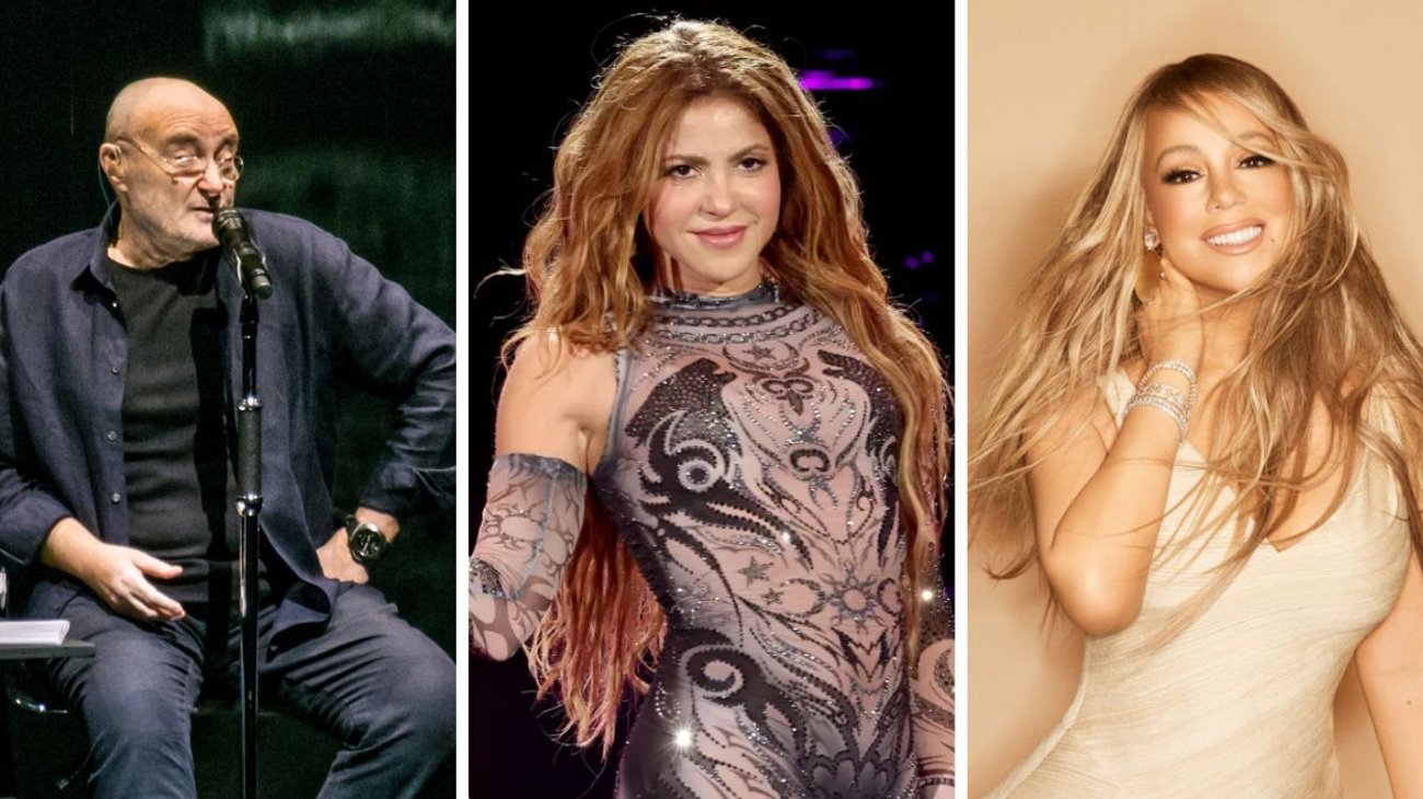 Shakira y Mariah Carey lideran nominados al Salón del Rock