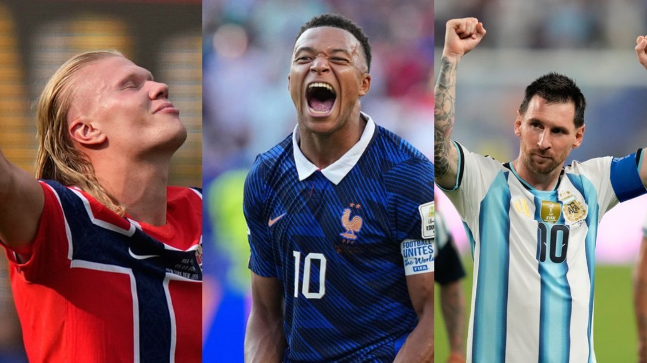 Mbappé, Messi y Haaland: los líderes de goleo del Mundial FIFA™