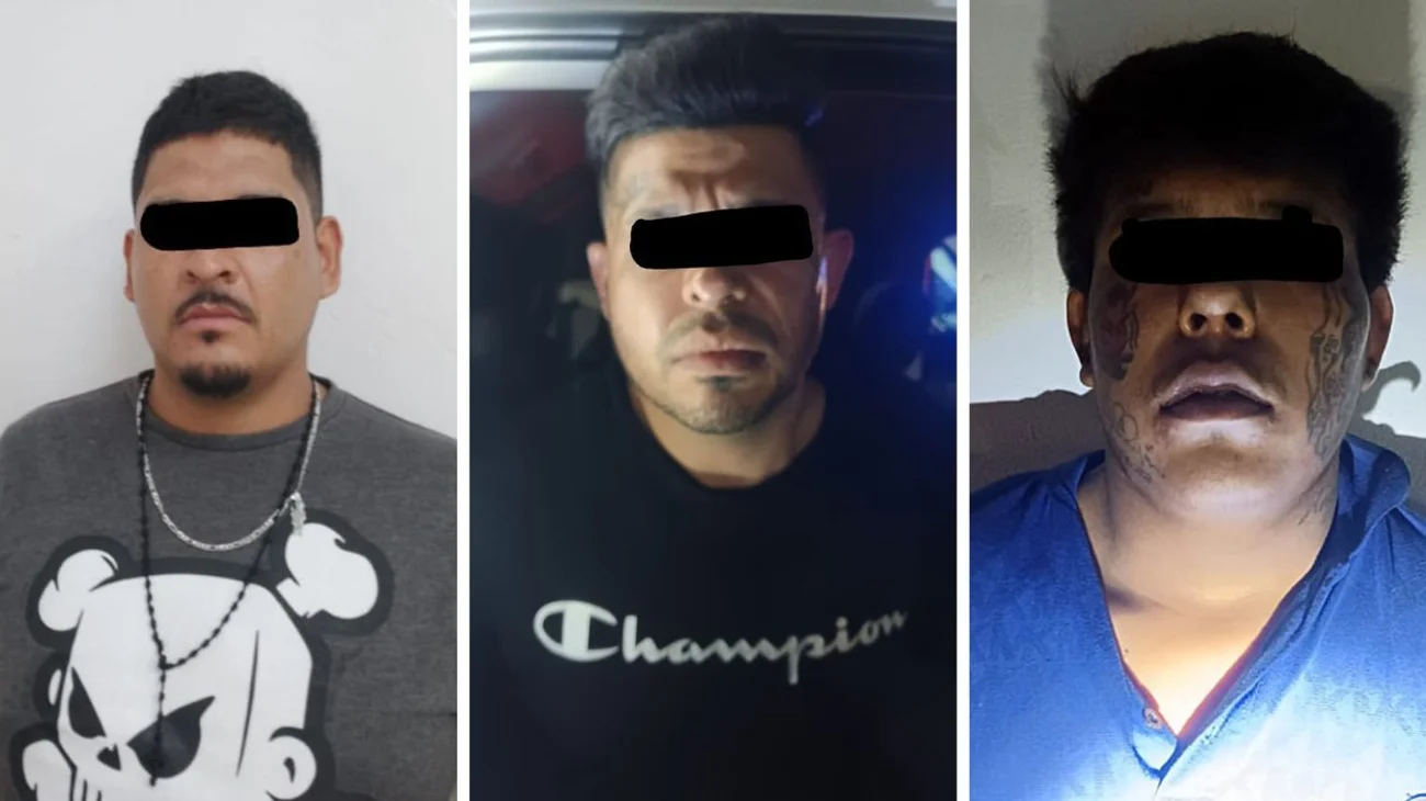 Cae trío armado con droga en el Libramiento Noreste