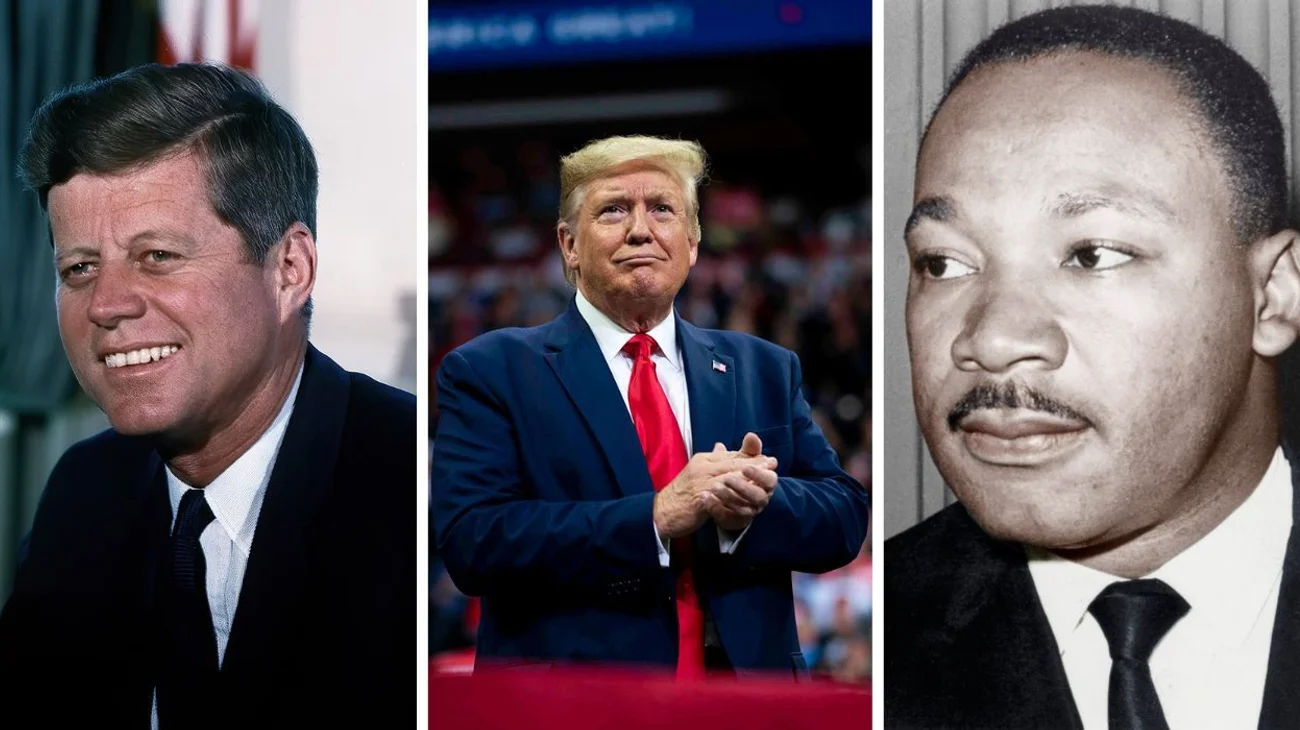 Desclasificarán archivos sobre la muerte de Kennedy y Luther King