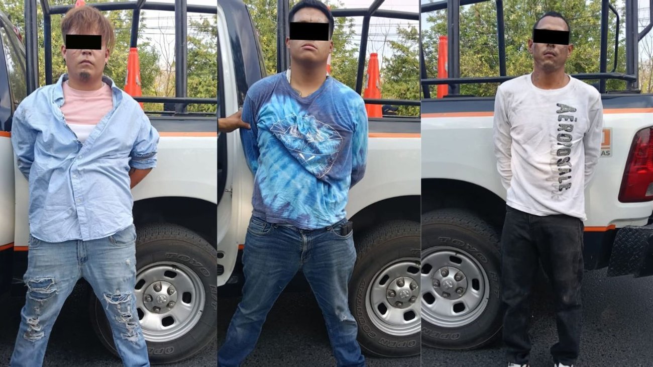 Detienen a tres personas por posesión de drogas en Guadalupe