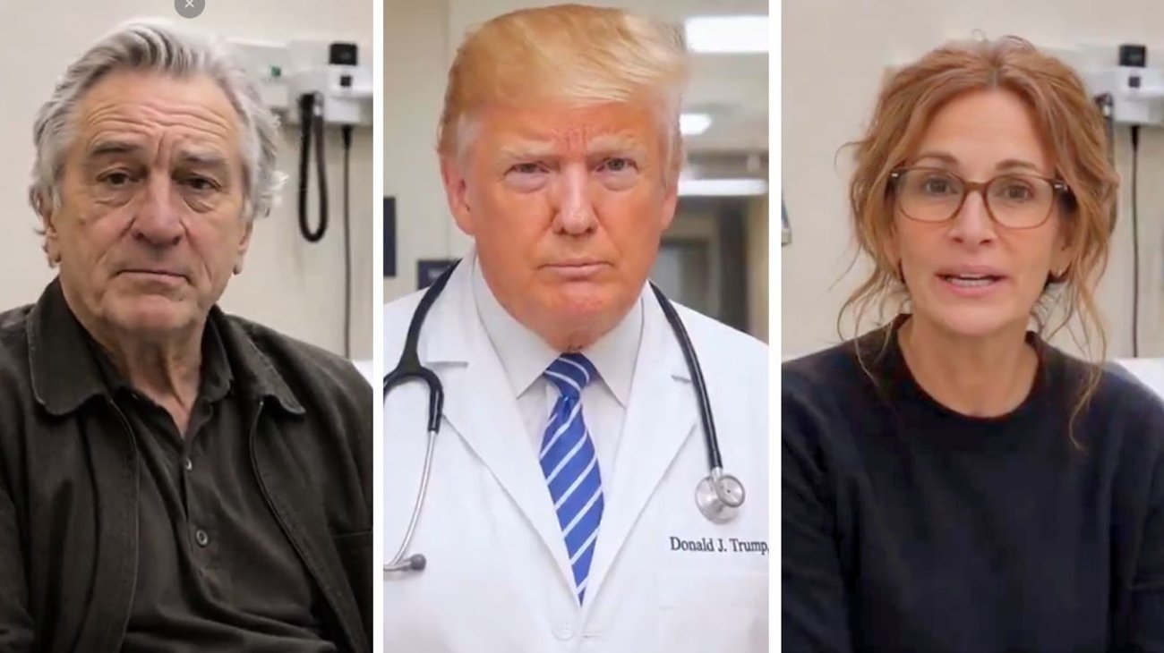 Trump difunde video que 'cura' a famosos del síndrome anti-Trump