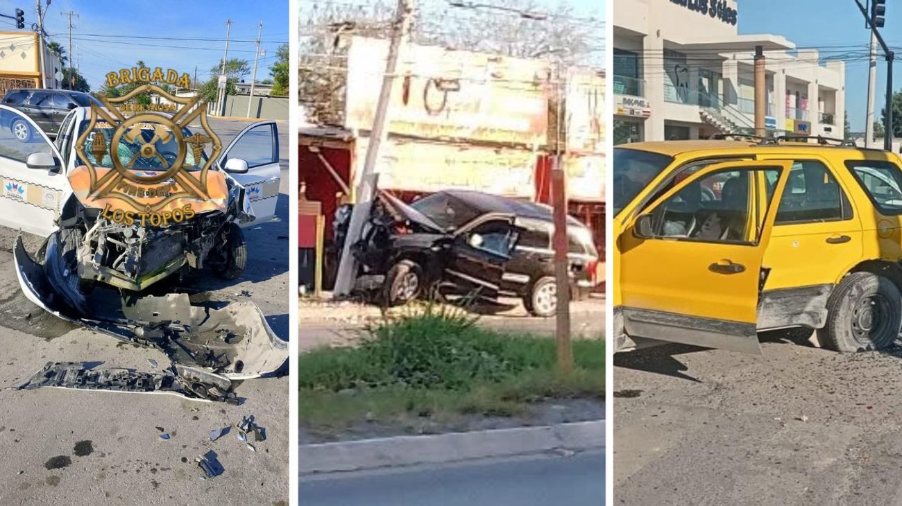2026 inicia en Reynosa con múltiples accidentes viales
