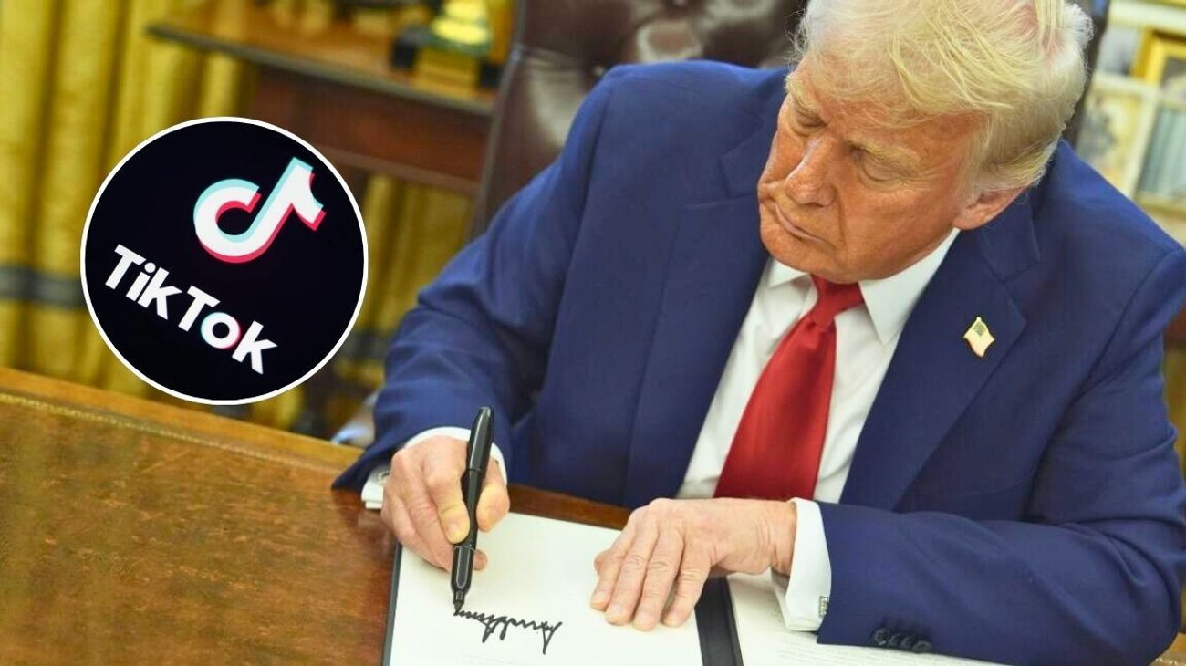 Trump firma orden para legalizar funcionamiento de TikTok en EUA