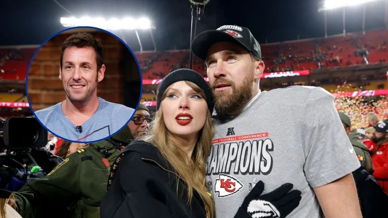 Adam Sandler ofició la boda de Taylor Swift y Travis Kelce