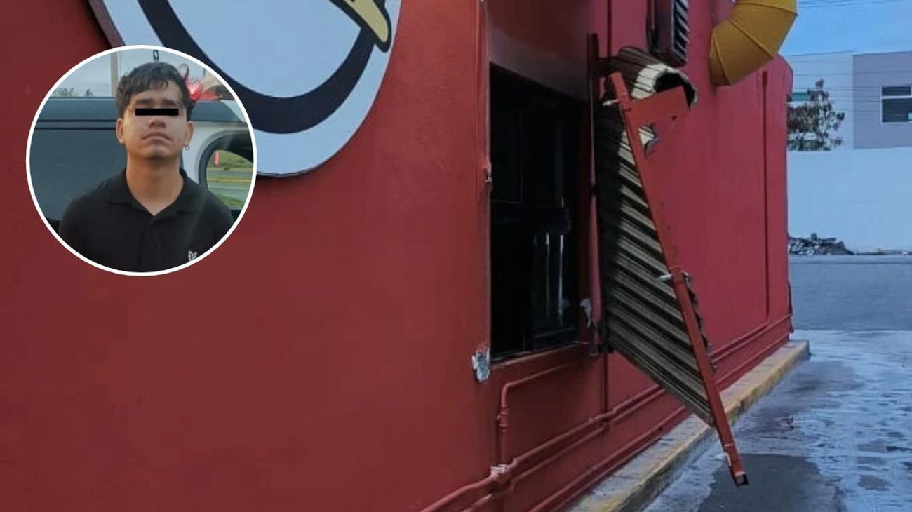 Detienen a presunto ladrón tras robo a negocio en Apodaca