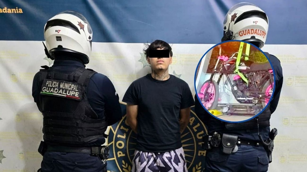 Detienen a motociclista con unidad presuntamente robada 