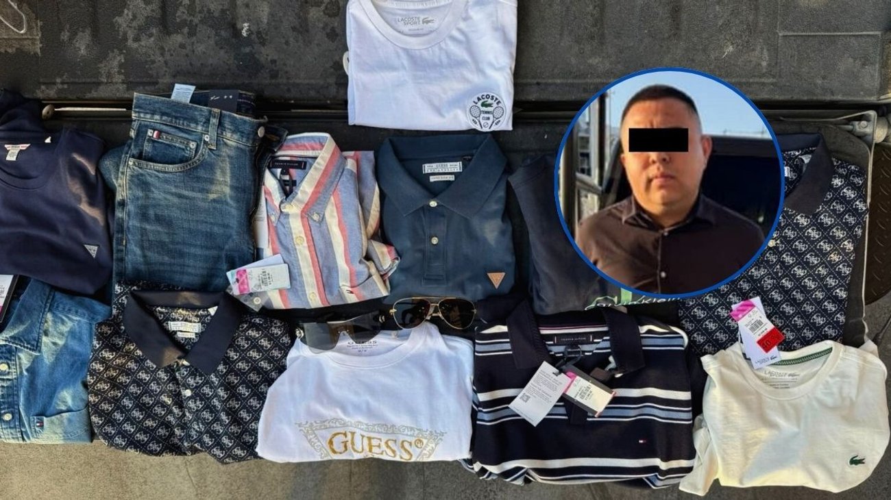 Roba mercancía en centro comercial y es detenido en Monterrey