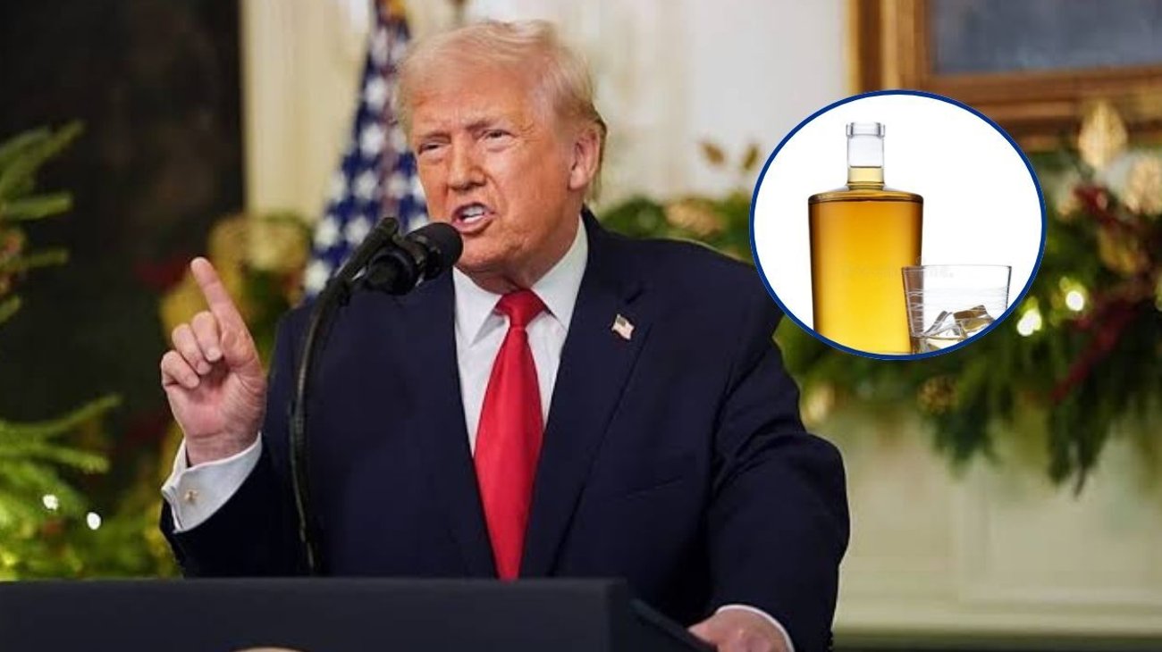 Donald Trump anuncia retiro de arancel al whisky de Irlanda