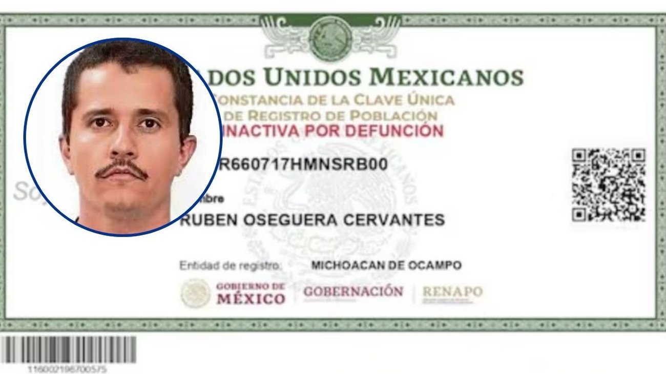 Acta de defunción confirma muerte de 'El Mencho' por balazos