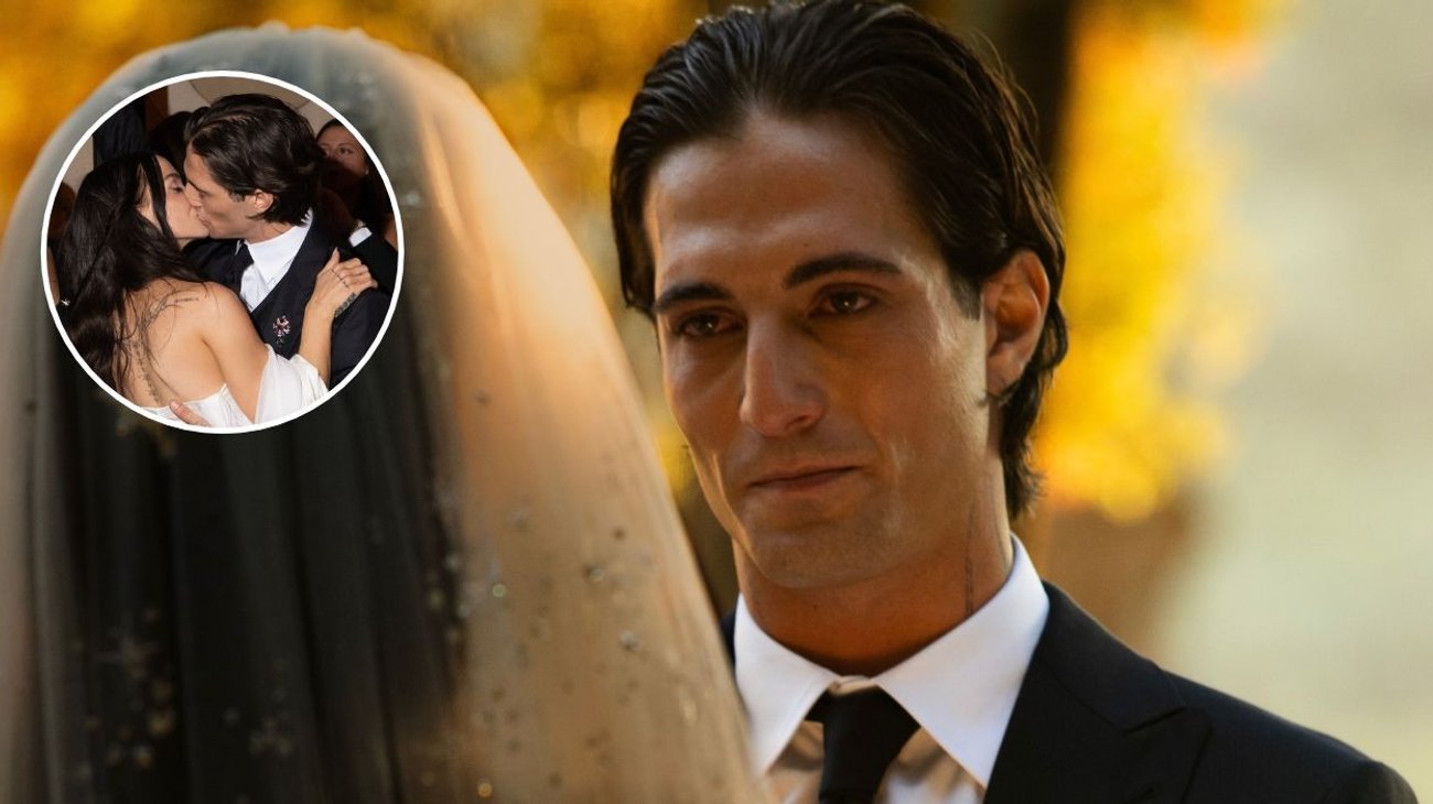 Sorprende Damiano David con fotos inéditas de su boda 