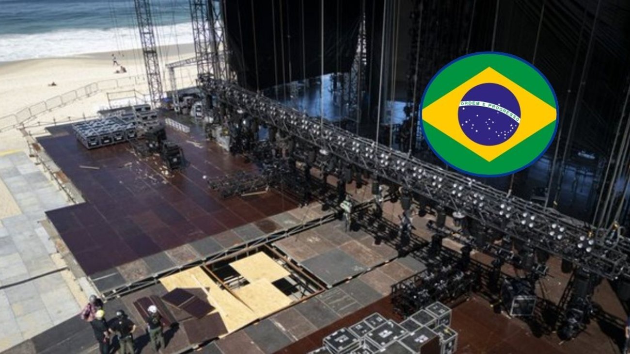 Muere técnico en montaje de concierto de Shakira en Brasil