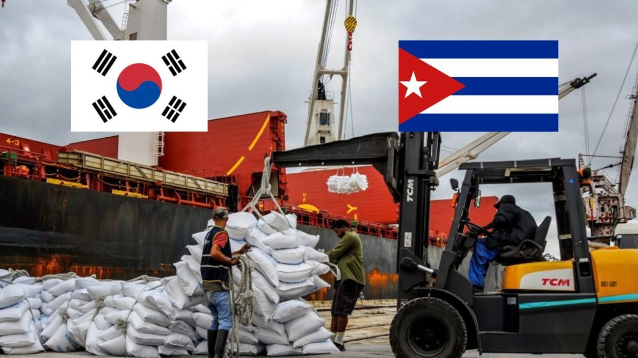 Corea del Sur hace donativo de 24,600 toneladas de arroz a Cuba