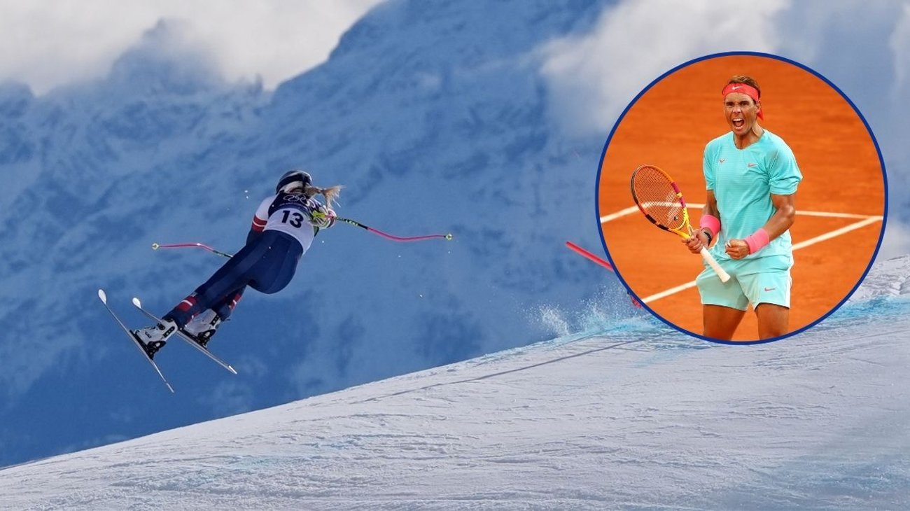 Nadal envía mensaje a Vonn tras grave accidente