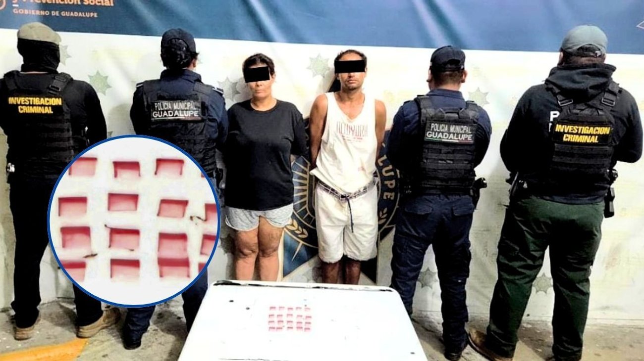 Cae en Guadalupe pareja ligada presuntamente a robos a casa