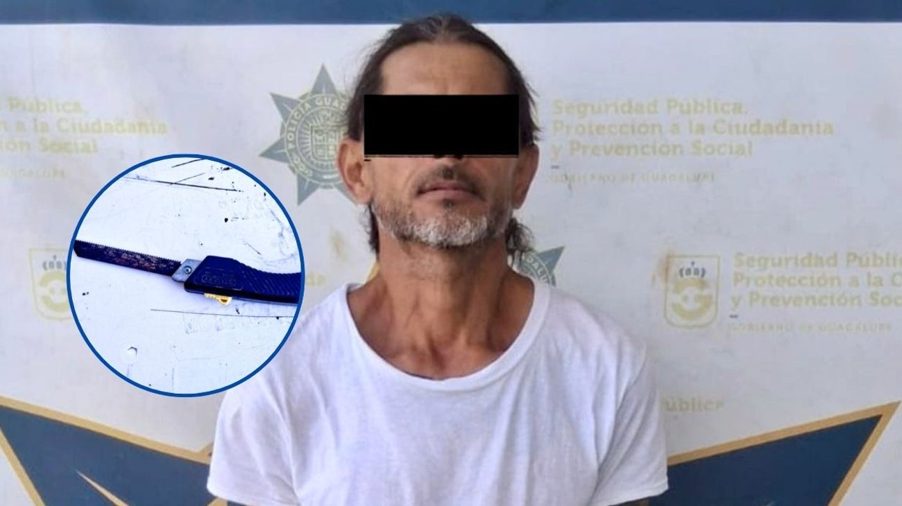 Frustran intento de asalto y detienen a hombre en Guadalupe