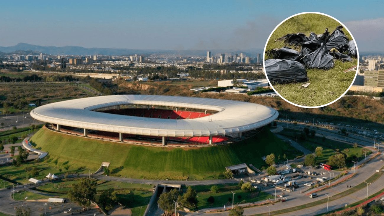 Suman 456 bolsas con restos encontradas cerca del Estadio Akron 