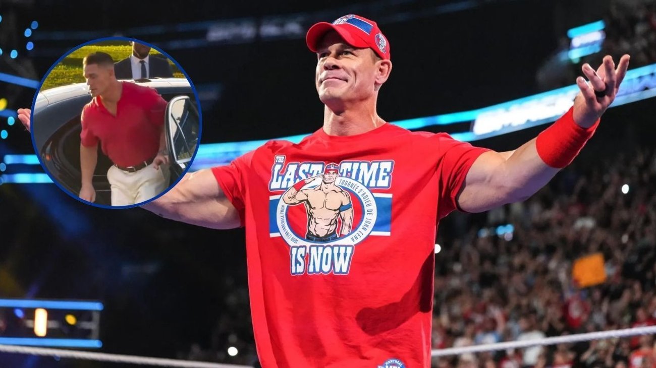Video viral muestra a John Cena con secuelas físicas